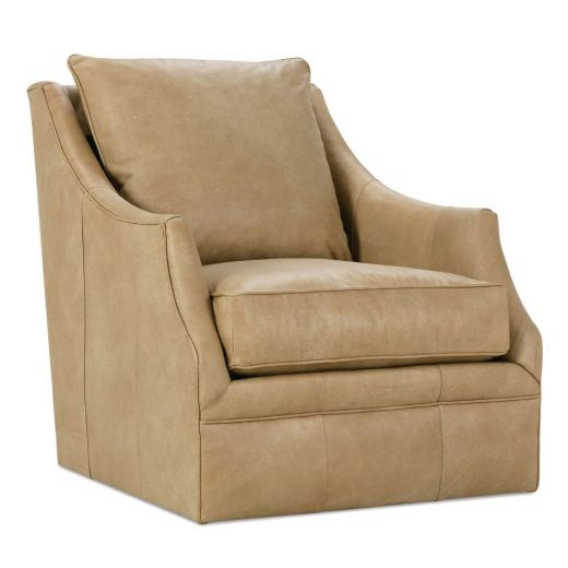 Picture of Kara Leather Swivel Chair w/ Glider Option